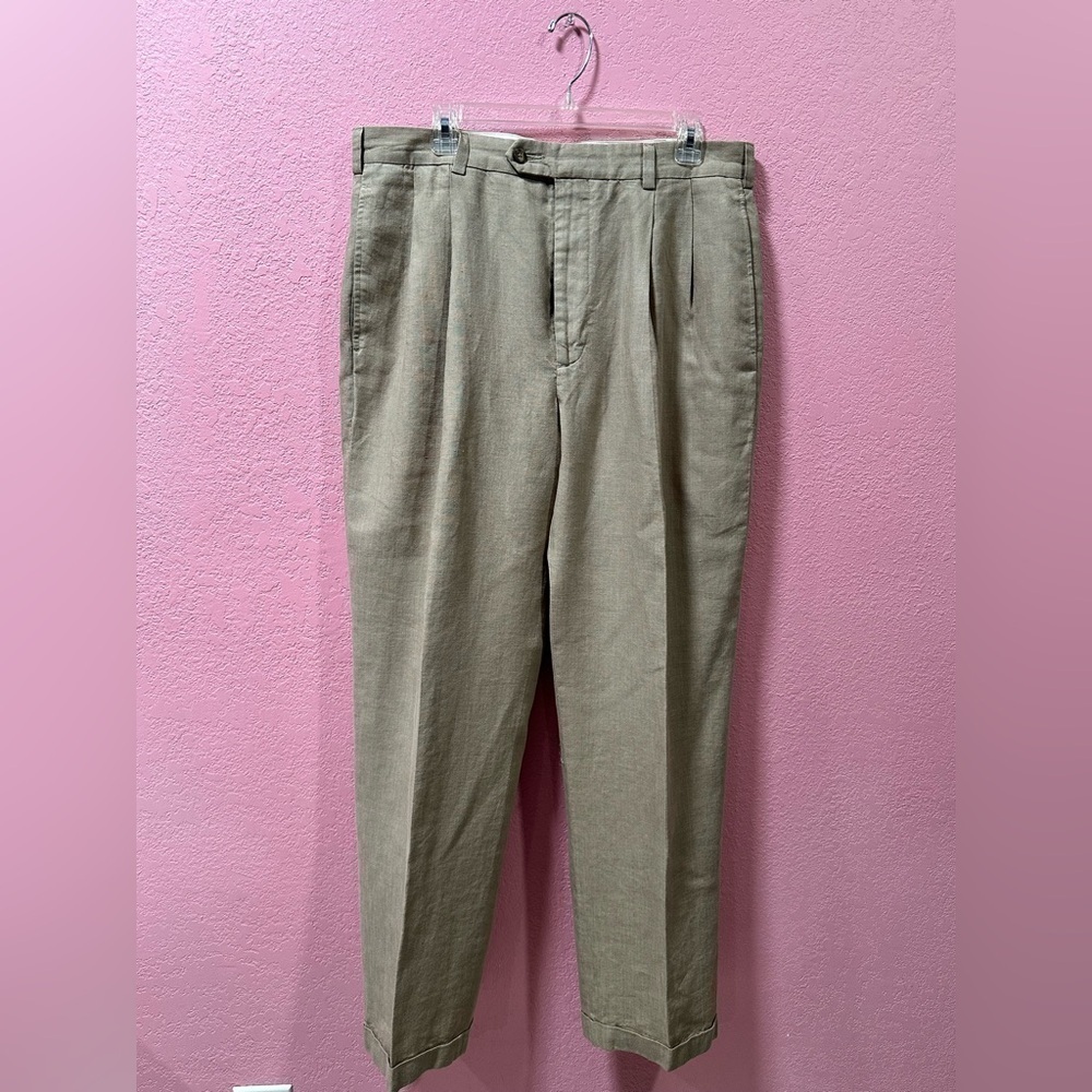 JoS A. Bank Men Khaki Dress Pants Size 36”W X 32”L